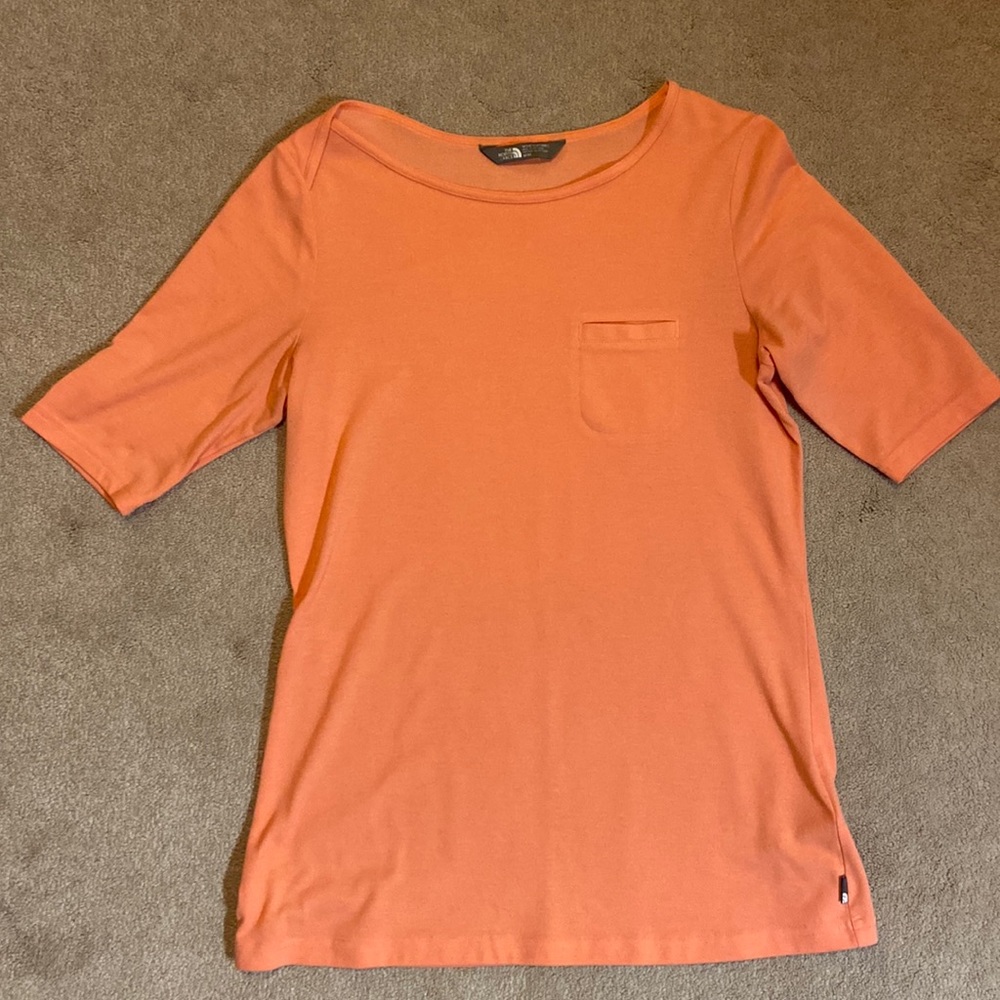 NorthFace size M deep peach top